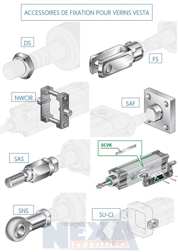 Accessoires de Fixation Verin VESTA page 0001