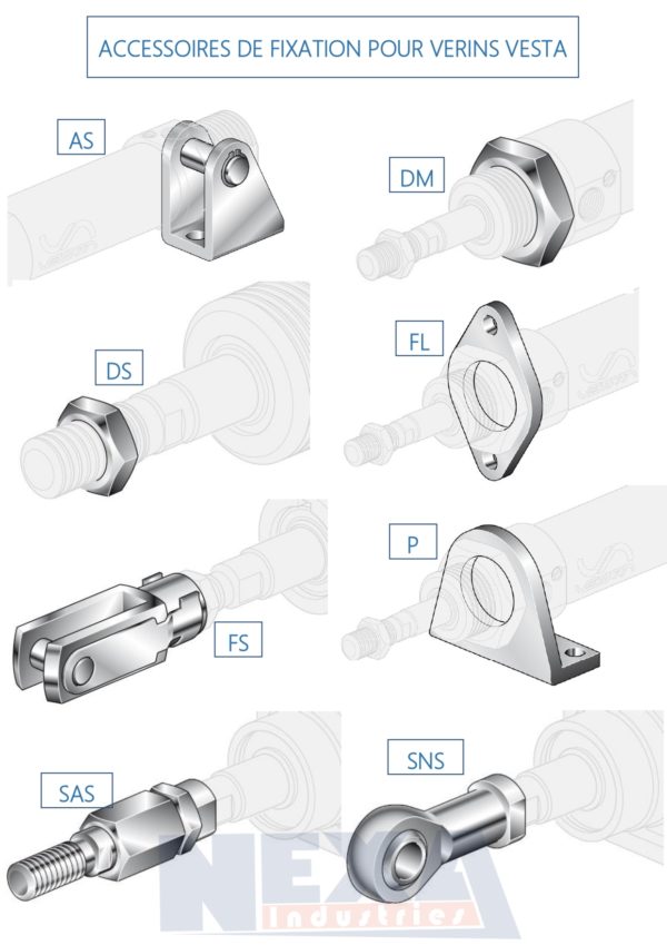 Accessoires de Fixation Verin VESTA page 0004