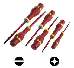 jeu de 6 tournevis protwist isoles 1000v facom atdvej6pb P 12 12957007 2