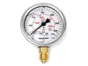 MANOMETRE 0-300 BAR, CADRAN INOX DN100, RACCORD LAITON VERTICAL G1/2", A GLYCERINE NEXA INDUSTRIES CAMEROUN