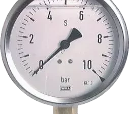 MANOMETRE 0-10 BAR, CADRAN INOX DN100, RACCORD LAITON ARRIERE G1/2", A GLYCERINE ?EXA INDUSTRIES CAMEROUN