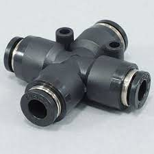 RACCORD ENFICHABLE EN CROIX, 10MM x 10MM, VPC PNEUMATIC NEXA INDUSTRIES CAMEROUN