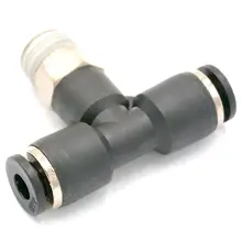 RACCORD ENFICHABLE EN T FILETAGE MALE, 10MM x G1/2" MILIEU, VPC PNEUMATIC NEXA INDUSTRIES CAMEROUN