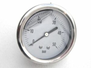 MANOMETRE 0-50 BAR, CADRAN INOX DN63, RACCORD LAITON VERTICAL G1/4", A GLYCERINE NEXA INDUSTRIES CAMEROUN